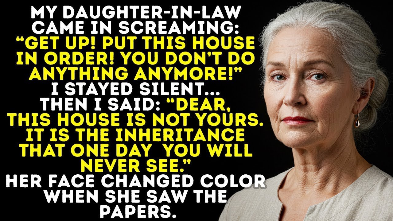 My Daughter-In-Law Shouted “Get Up And Do Something!”… She Never Expected I’d Shut Her Up Like That