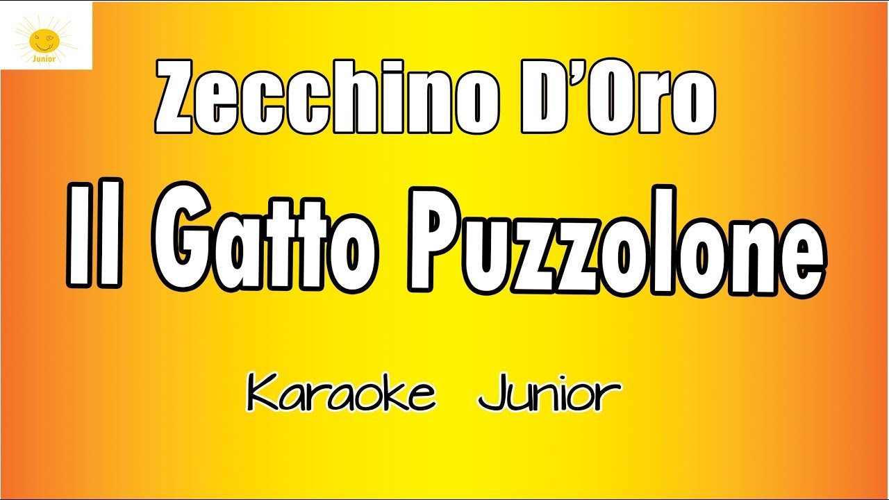 Zecchino D'Oro - Il Gatto Puzzolone ( Versione Karaoke Academy Italia)