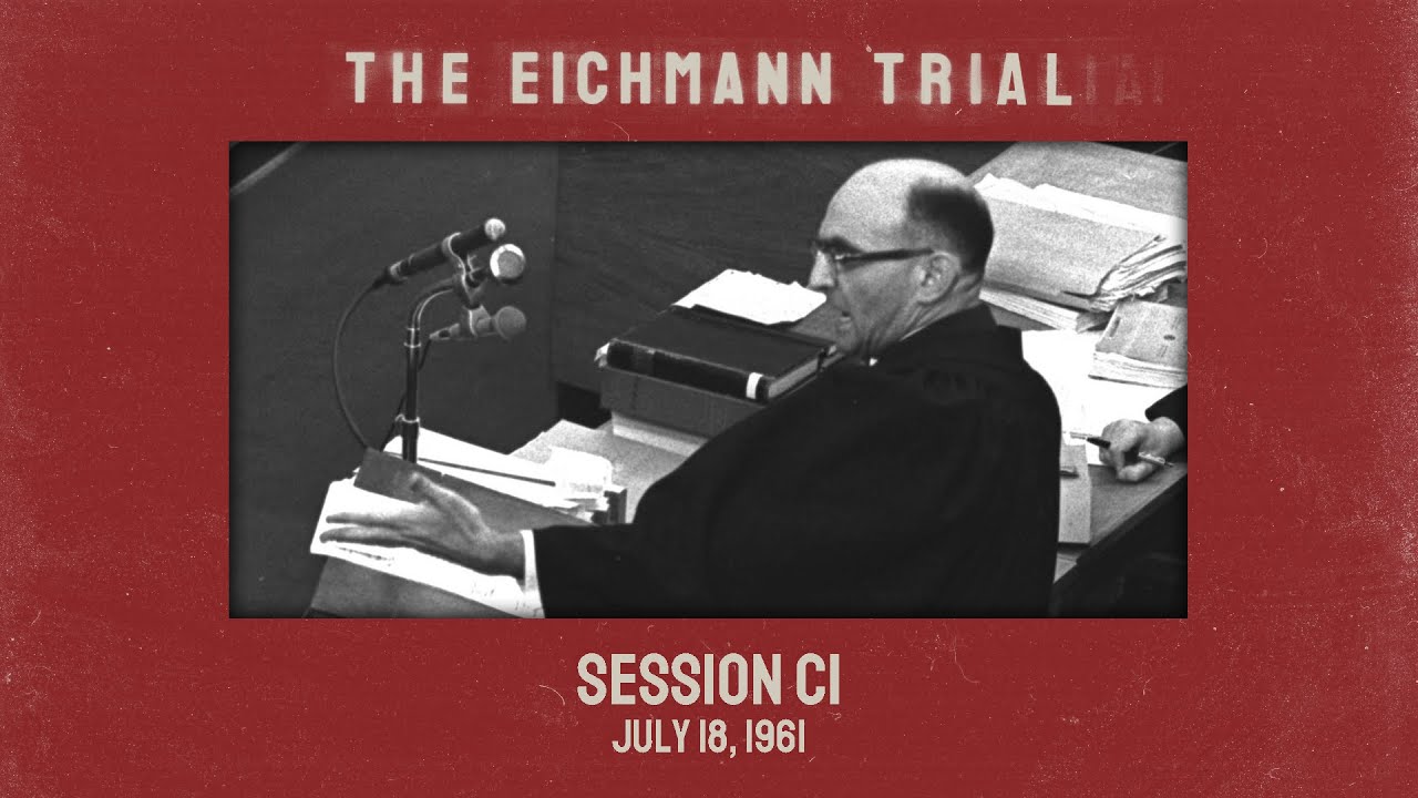 The Eichmann Trial: Session 101 (subtitled)