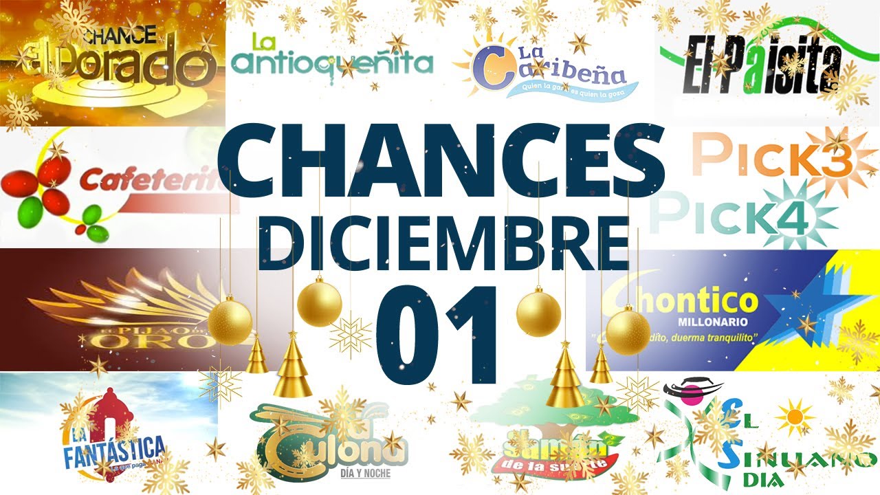 Resultados del Chance del Lunes 1 de Diciembre de 2025  Loterias 😱🤑💰💵
