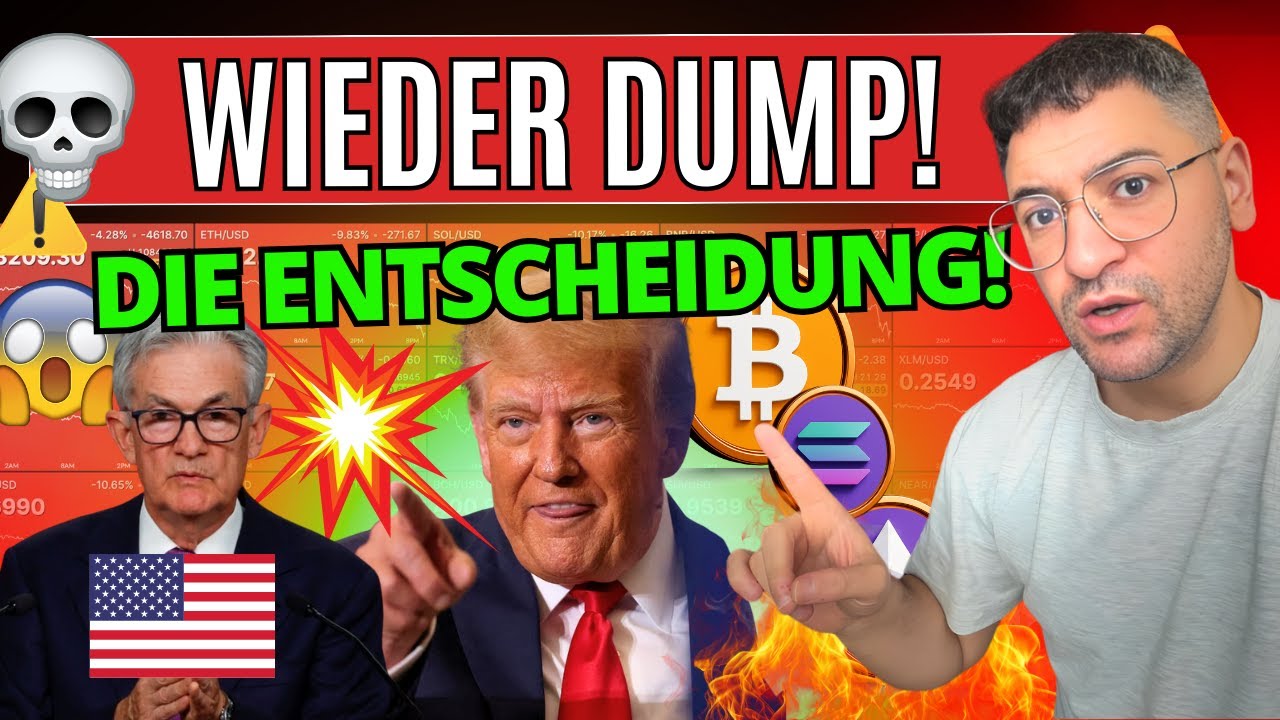 🚨 WIEDER DUMP! Schalte ich trotzdem auf Kapitalmaximierung? Bitcoin Entscheidung JETZT!