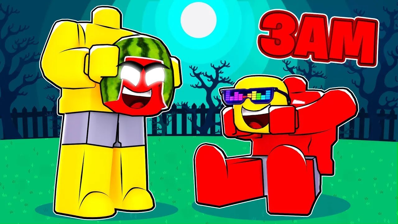 Roblox TRAPPED at 3 AM!
