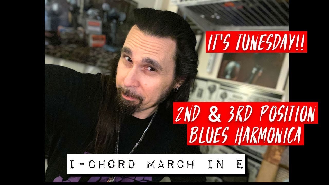 How To Not Suck at a Blues Harp Shuffle! Blues Harmonica Jam Tracks -  Dennis Gruenling Tunesday 35