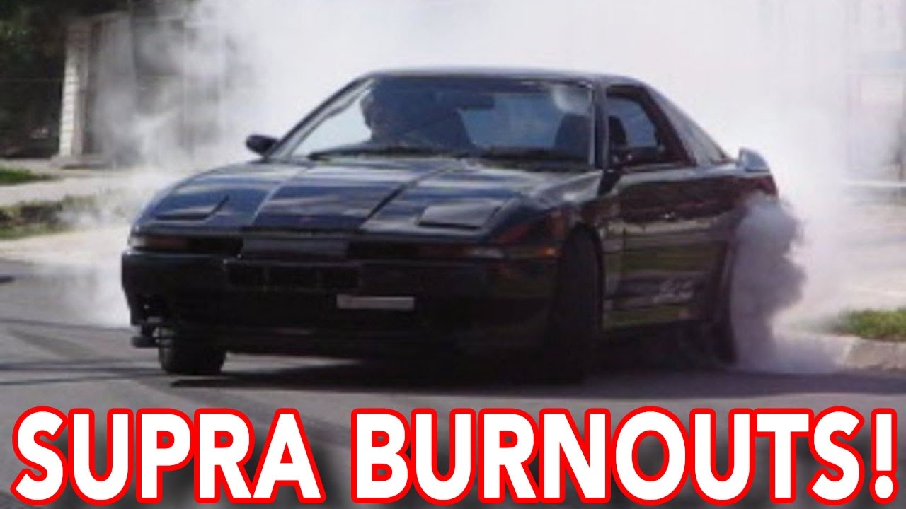 Big Power Toyota Supra MA70 Burnout (with flames!) and Dyno Run (7MGTE MK3)