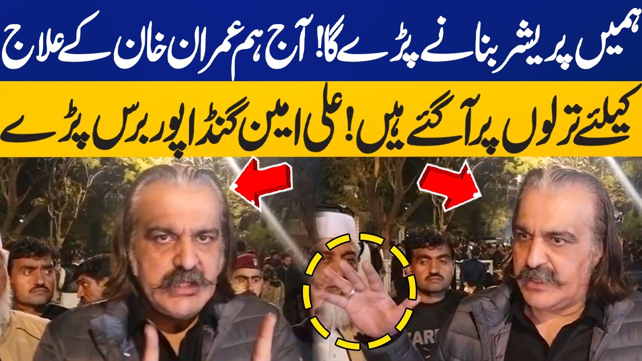 We Have to Built Pressure | Expand Protest Across Pakistan | Ali Amin Gandapur Fiery Statement