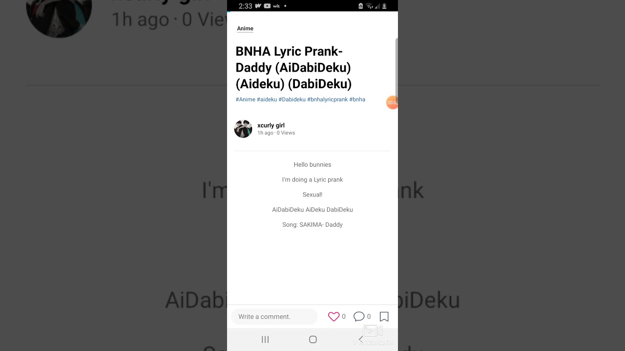 BNHA Lyric Prank: SAKIMA- Daddy (AiDabiDeku) (AiDeku) (DabiDeku)
