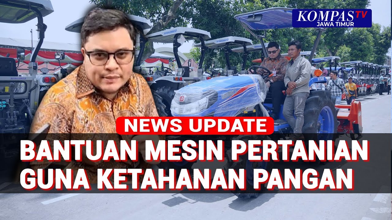 Pemkab Kediri Serahkan Puluhan Alat Mesin Pertanian Modern ke Kelompok Petani