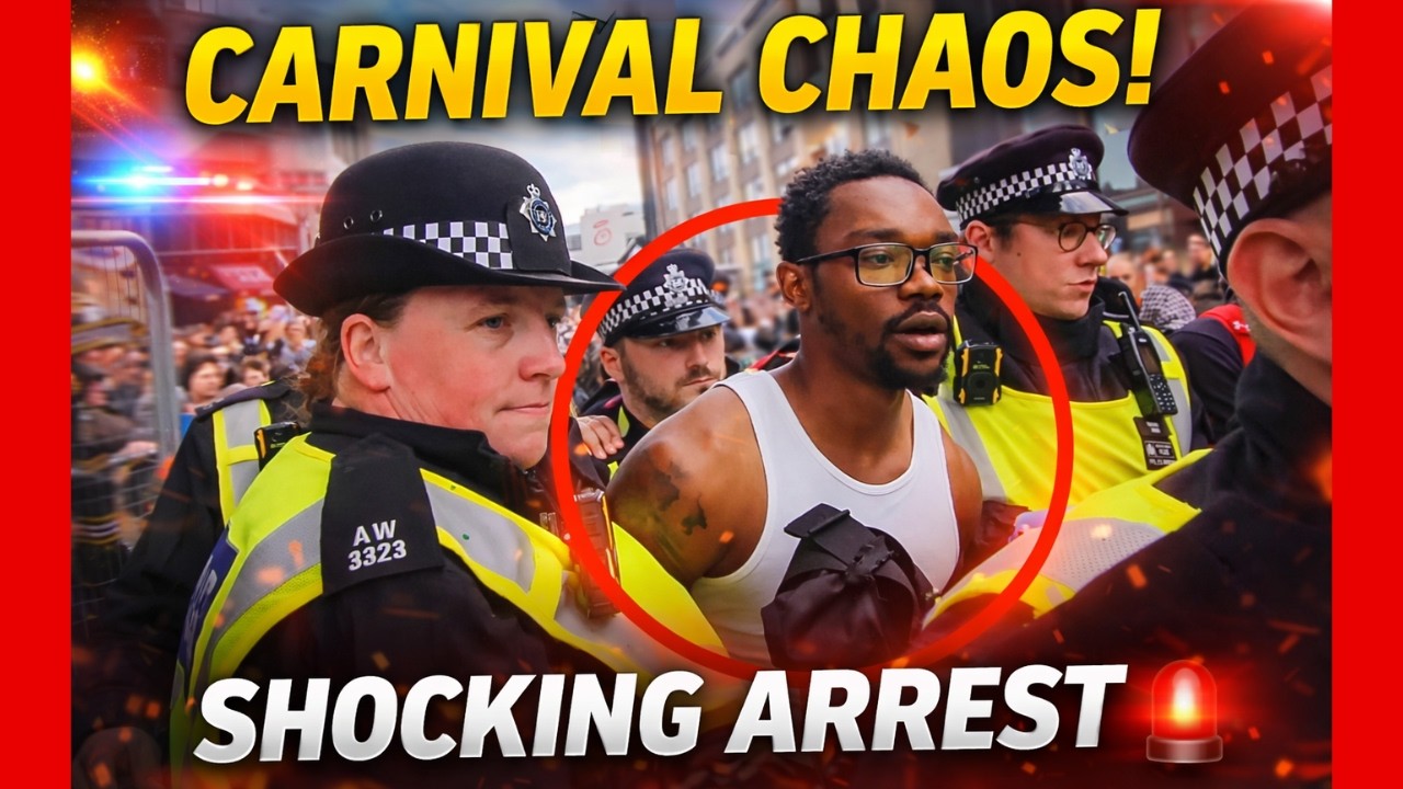 Chaos Erupts at Notting Hill Carnival – Police Make Shocking Arrest After Violent Clash! 🚨