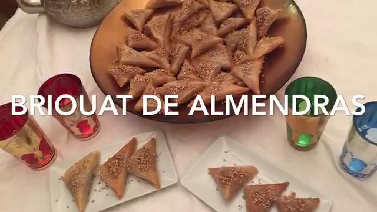 Briouat de almendras al horno - Dulces Árabes - Briwat - Recetas By Fany
