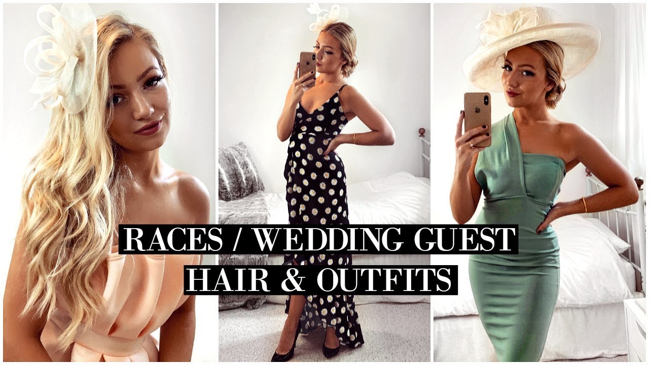 RACES / WEDDING GUEST HAIRSTYLES & OUTFITS / AD