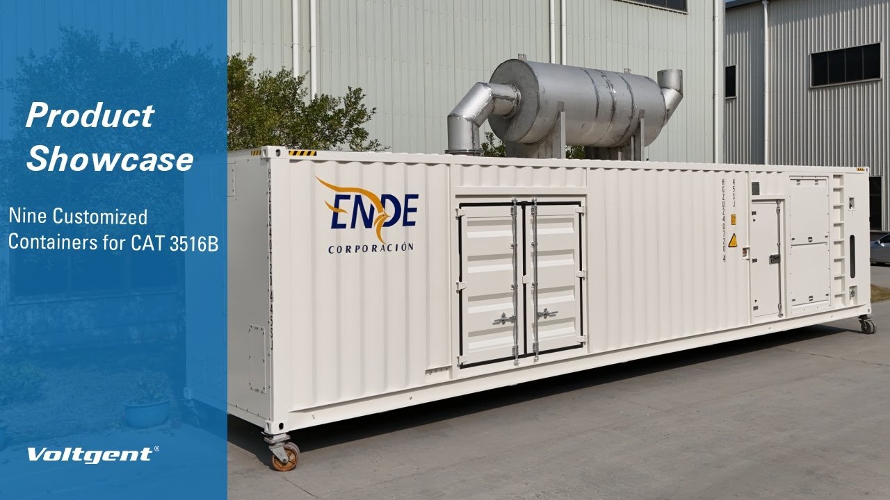 9 x 40Ft Containers for Caterpillar 3516B