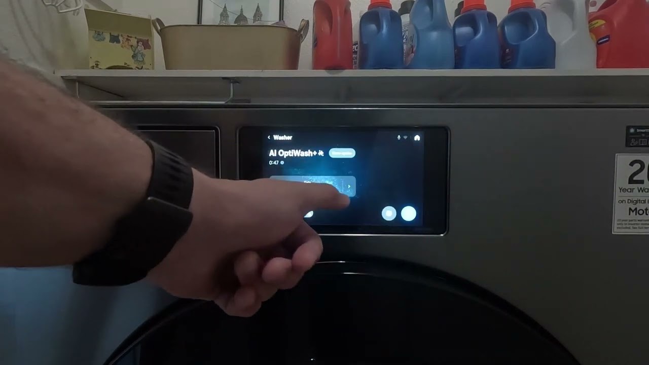 Samsung Bespoke AI Ultra Capacity Front Load Washer demo/review