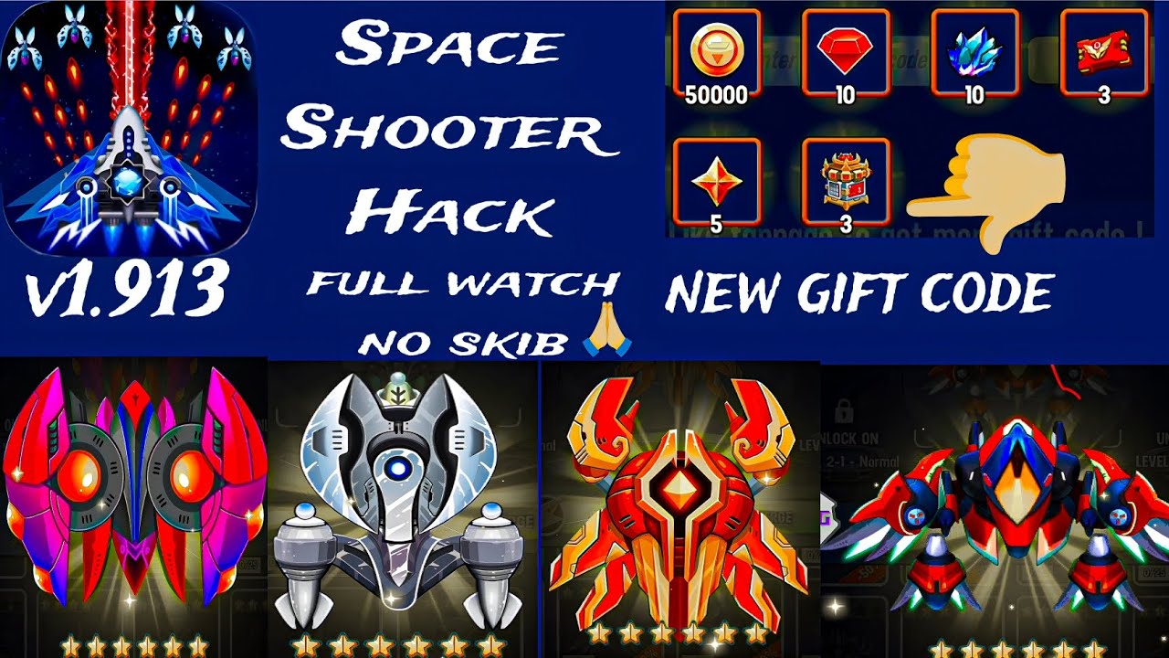 Space shooter thunder ship unlock 