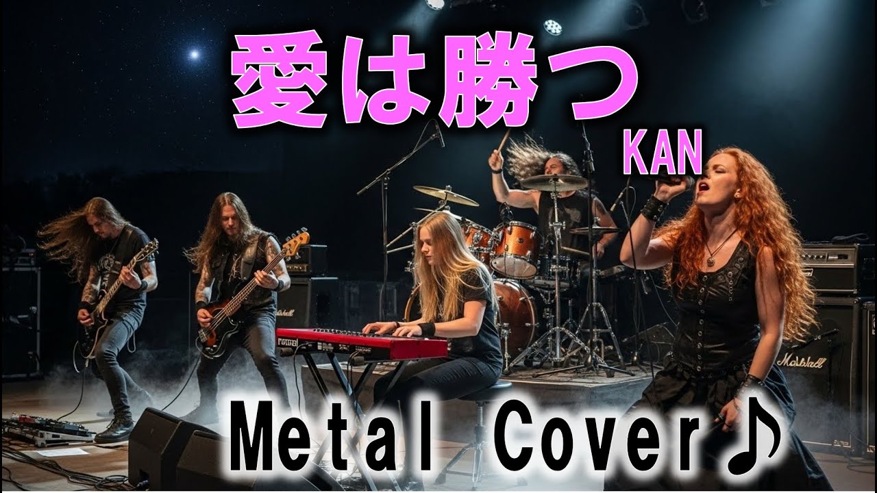 KAN　愛は勝つ | Love will win | J-POP Metal Cover版