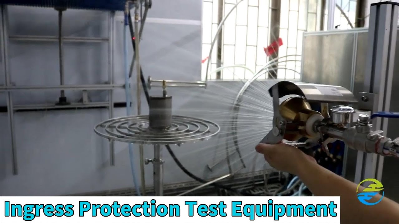 IPX1 - IPX8 Waterproof Ingress Protection Test Equipment PLC Control With 500L Tank