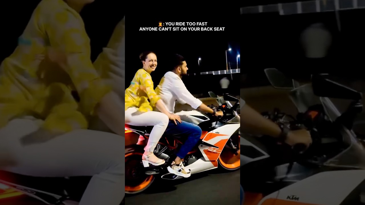 Night Bike Ride in India 🇮🇳 | Indian - Russian Couple 