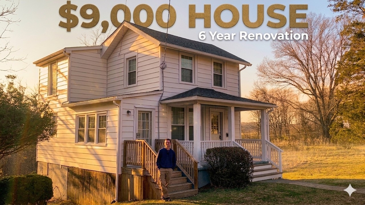 Дом за 9000 долларов &mdash; ремонт одним человеком на 6 лет.