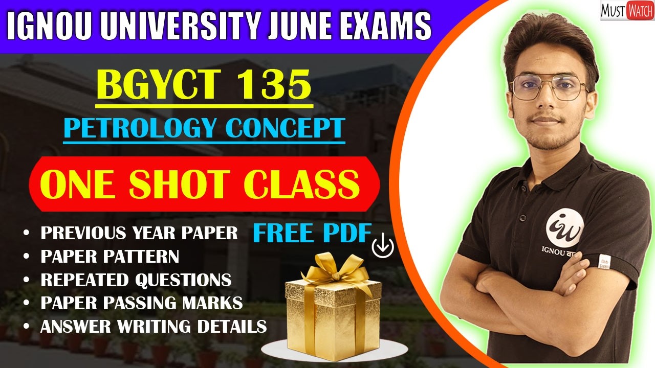 BGYCT 135 || PETROLOGY - GEOLOGY || IMPORTANT QUESTIONS | IGNOU WALAY