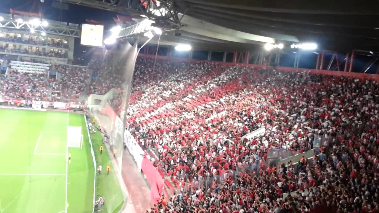 Olympiakos - PSG - champions league - gate 7 View from gate 10 - 2013
