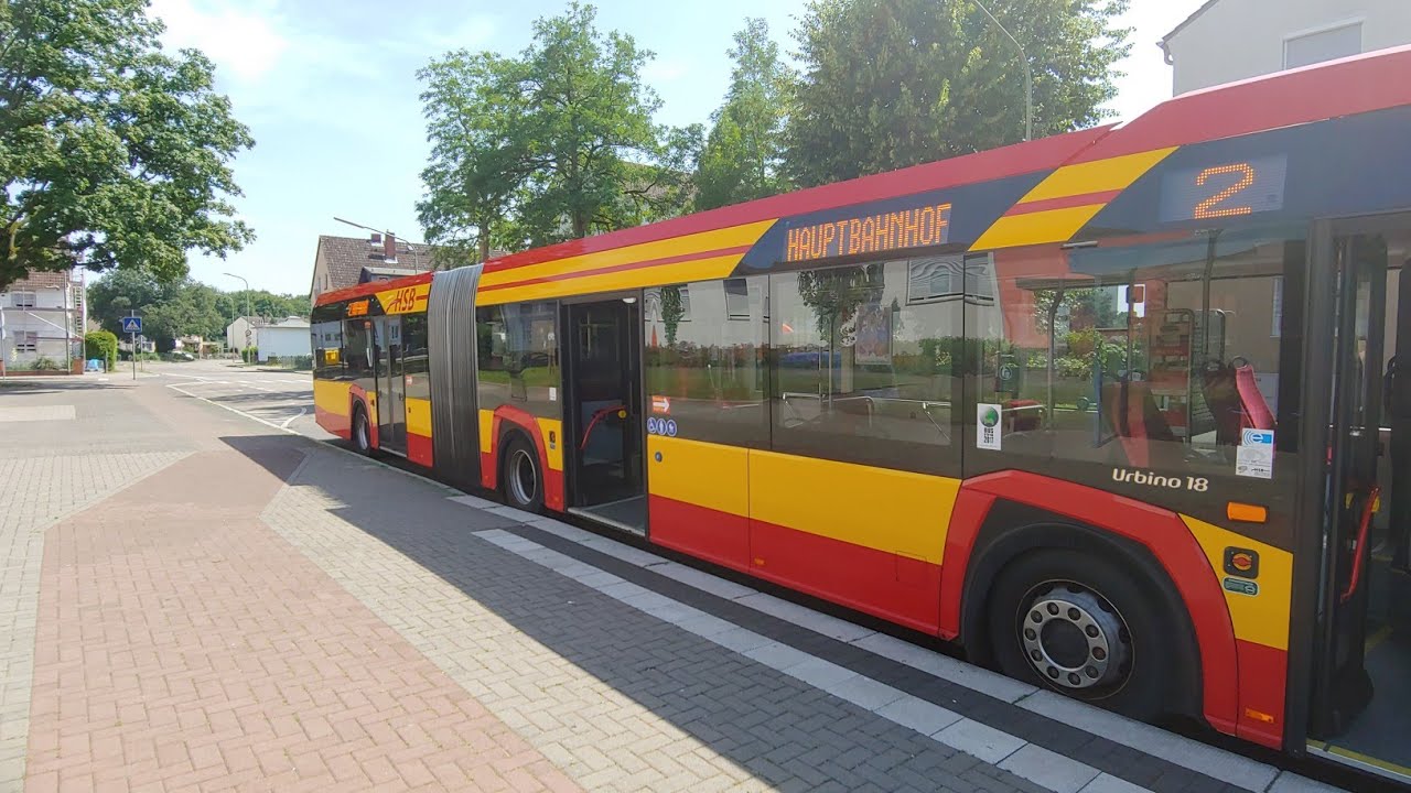 Hanauer Buslinie 2 ab Lamboy Ulmenweg