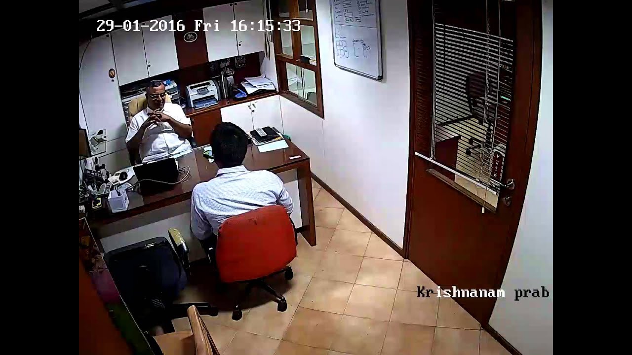 Video Surveillance Office Cam   Original Video