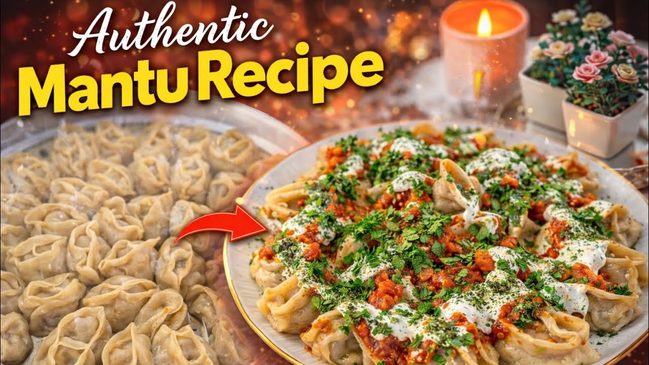 Authentic Afghan Mantu Recipe| Easy Juicy Dumplings recipe 🥟 
