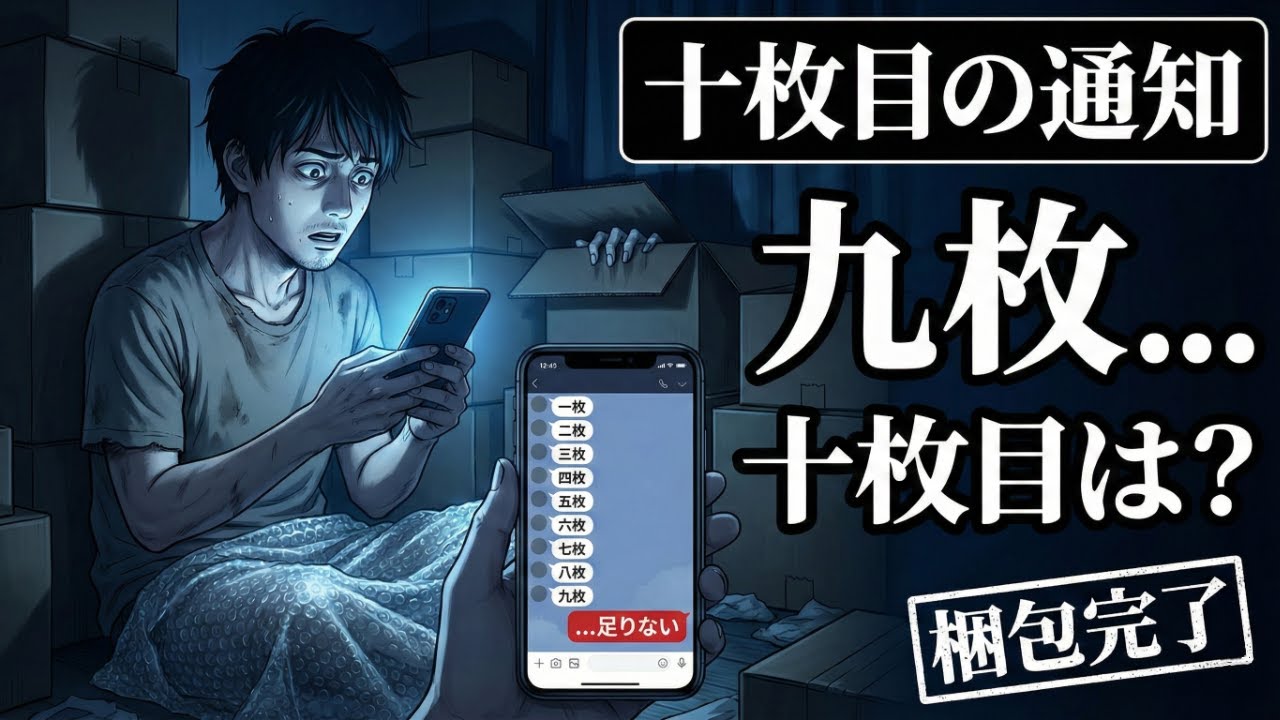 【現代版：番町皿屋敷】9枚の皿を「10枚」と偽って発送した夜、部屋の隅から