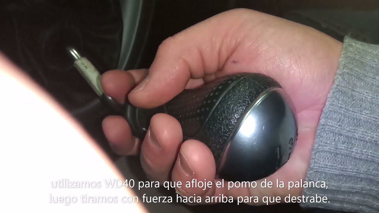 cambio de pomo palanca de cambios citroen xsara picasso