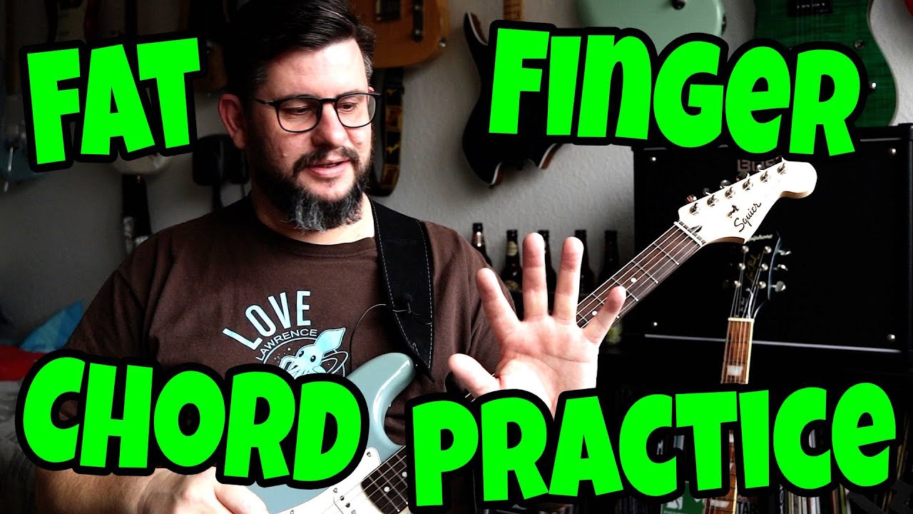 Fat Fingers Chord Practice - G, Em, C & D