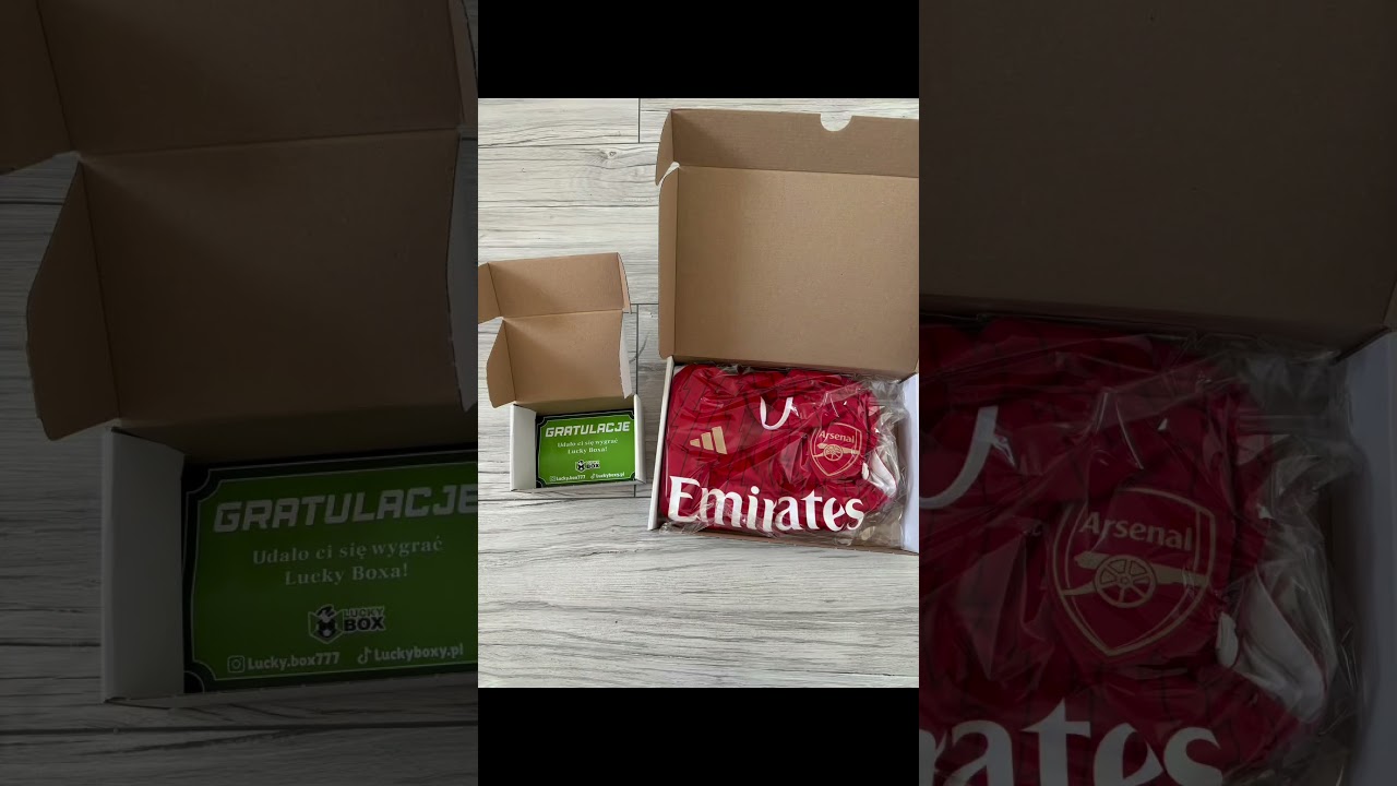 Koszulki kt&oacute;re wysłaliśmy wam w Mini-Boxach #pilkanozna #mysterybox #challenge #football  #pov #lali