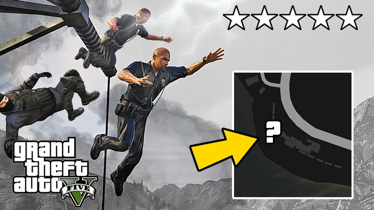 GTA 5 DE POLİSLERİN İNTİHAR ETTİĞİ YER & KİMSENİN BİLMEDİĞİ YASAKLI BÖLGE !?
