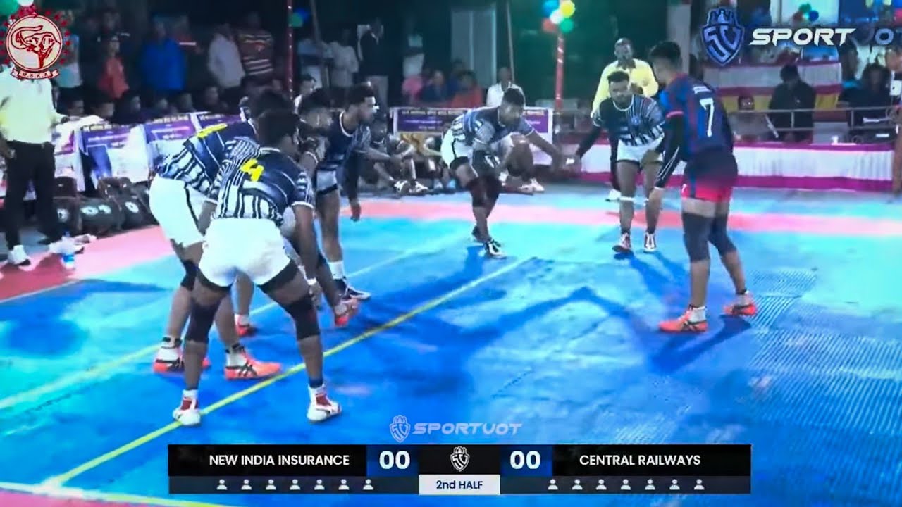 QUARTER FINAL | CENTRAL RAILWAY VS NEW INDIA | AAI KALIKA STATE LEVEL KABADDI 2023 #live