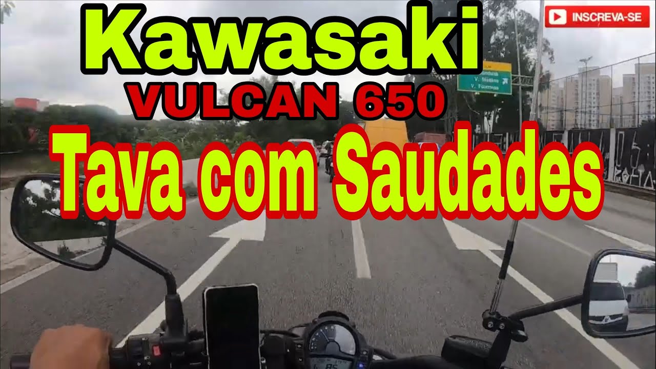 Kawasaki Vulcan 650cc Tava Com Saudades Dela 🥰