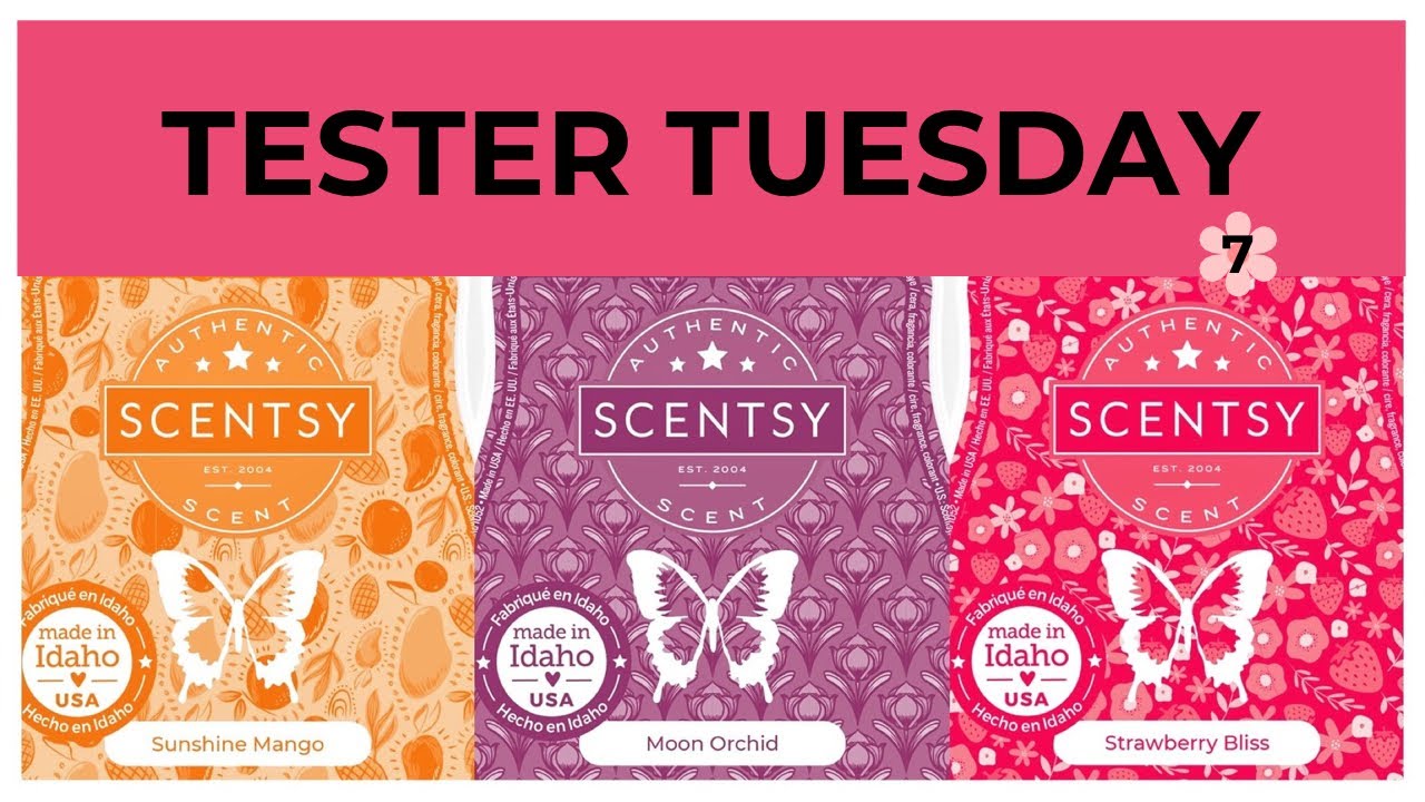 Tester Tuesday NEW SS Sunshine Mango, Moon Orchid and Strawberry Bliss (Scentsy Reviews)