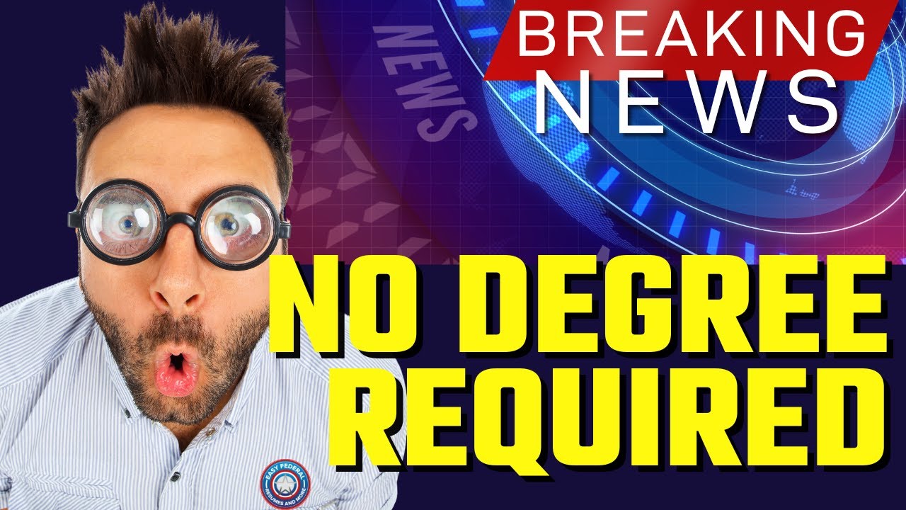 NEW REQUIREMENTS OF GOVERNMENT JOBS OF 2022 | JOBS WITHOUT COLLEGE DEGREE | OPM NEWS RELEASE |