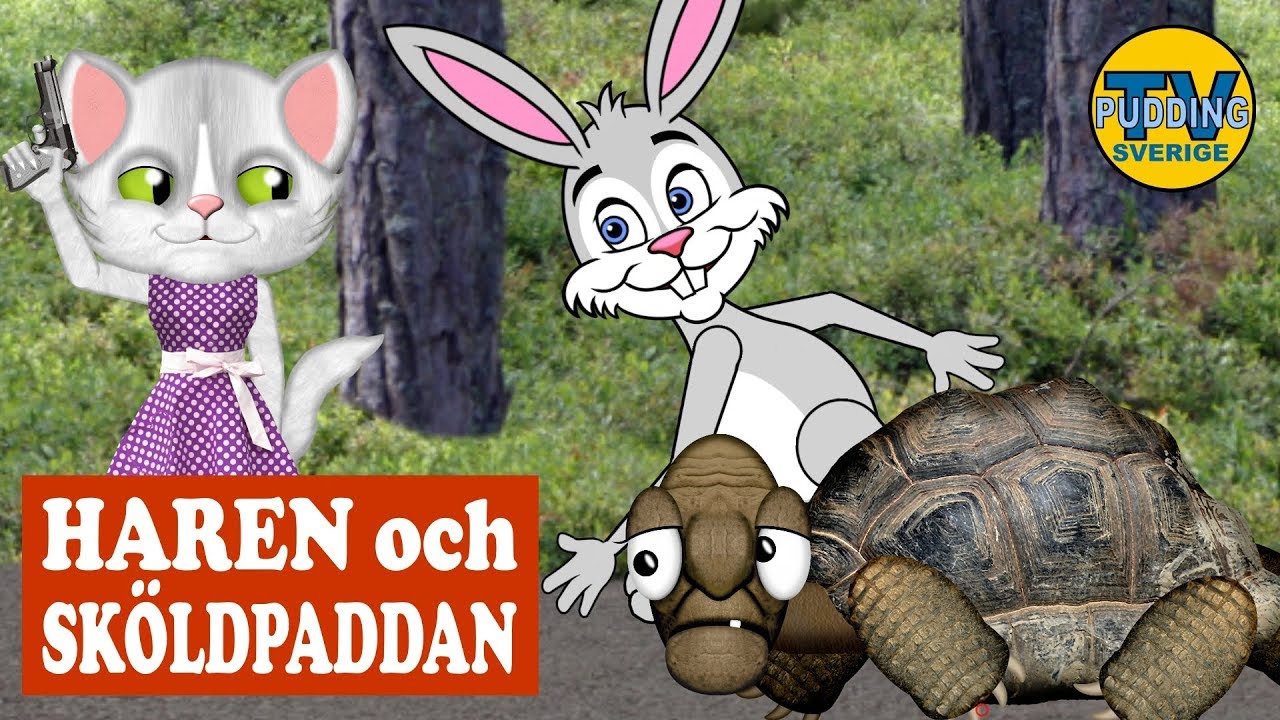 Haren och sköldpaddan - Animerade sagor | Esops fabler
