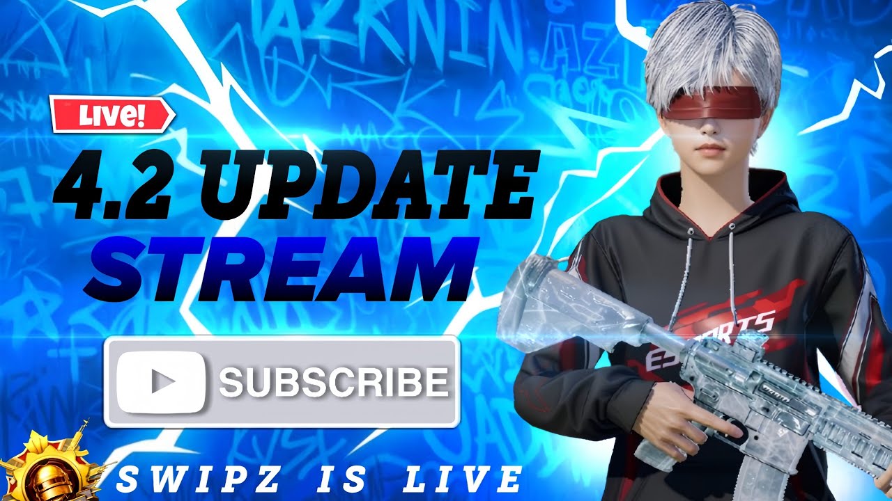 SWIPZ IS BACK IS LIVE STREAM ❤️| BGMI NEW UPDATE 4.2☠️SAMSUNG,A3,A5,A6,A7,J2,J5,J7,S5,S7,S9,A10,