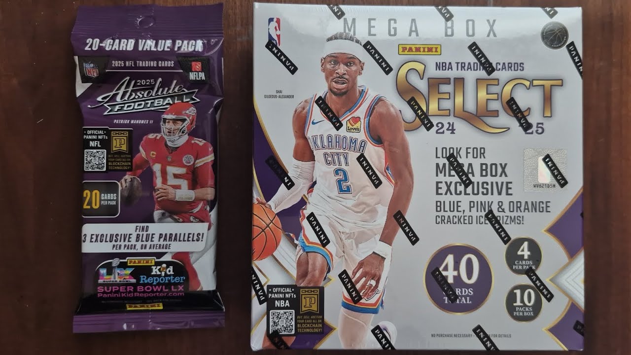 ASMR 2025 Football and Basketball Card Opening No Talking