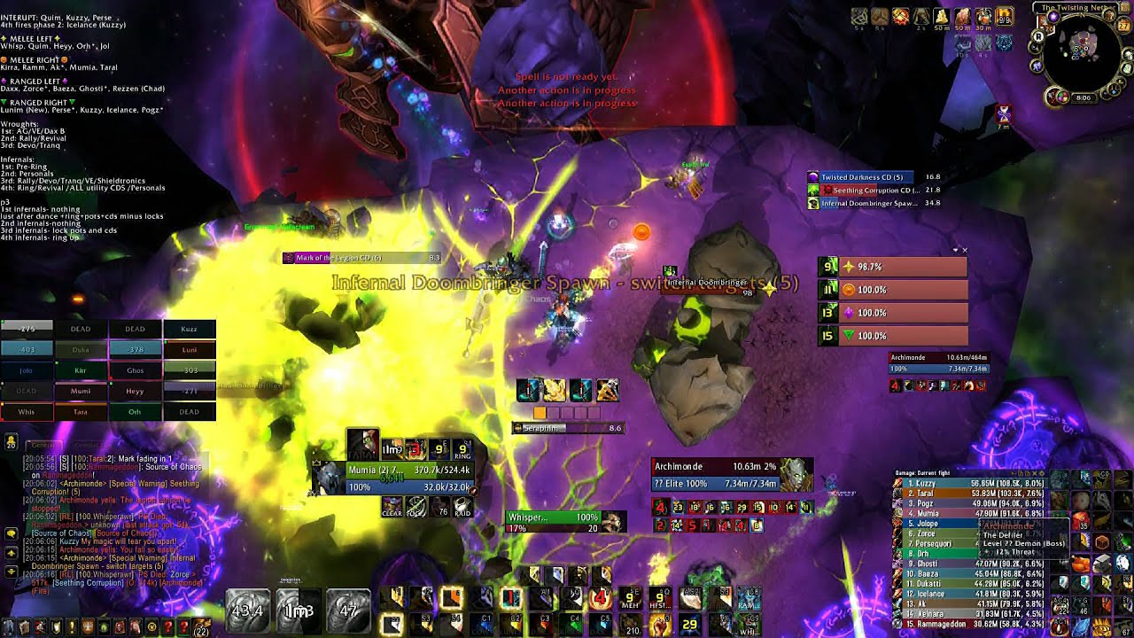 Nerd screams on Archimonde