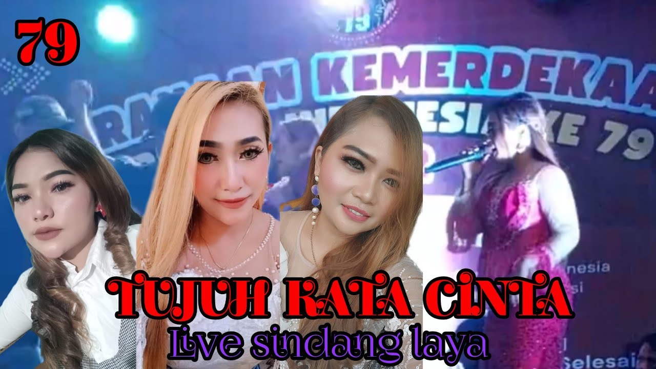 TUJUH KATA CINTA || live sindang  laya ||bersama NEW ARJUN ENTERTAINMENT
