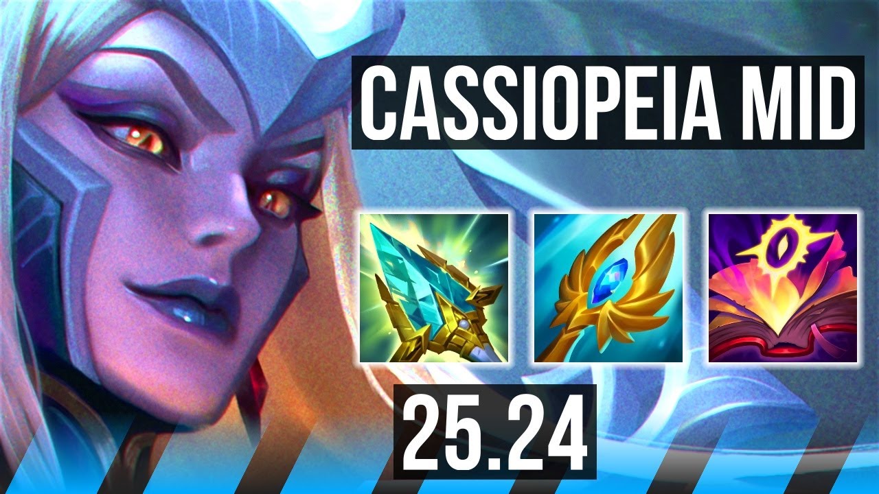 CASSIOPEIA vs YONE (MID) | Perfect KDA: 19/0/5 | EUW Diamond | 25.24