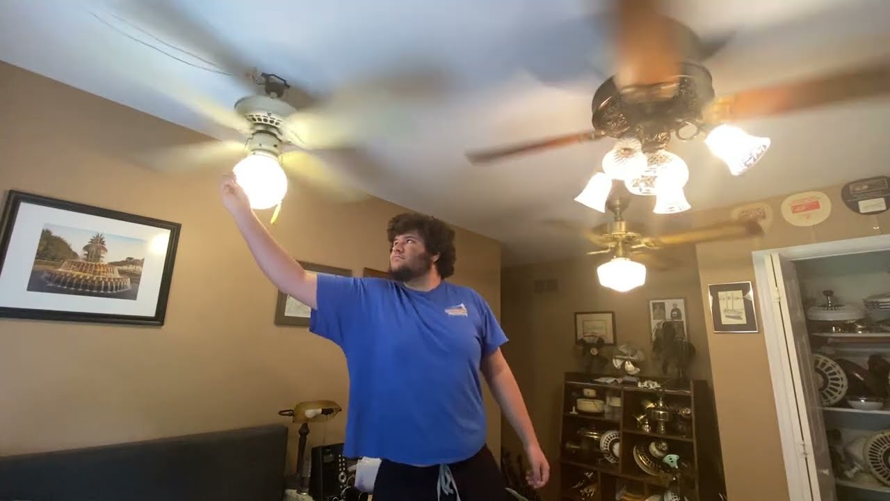 #NCFD 2022 (Part 2): Triple Ceiling Fans Installed in my Bedroom with Music | ECFE