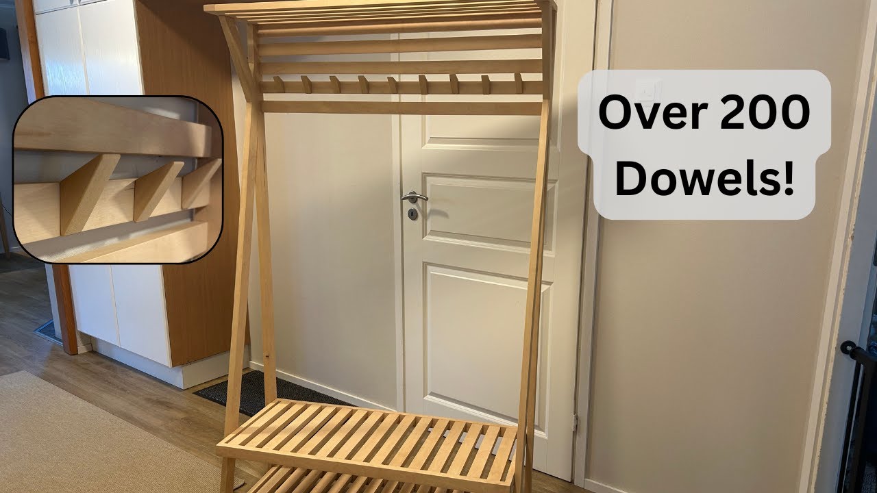 I´m not going to do this again | Making Shoe Rack & Coat Hanger