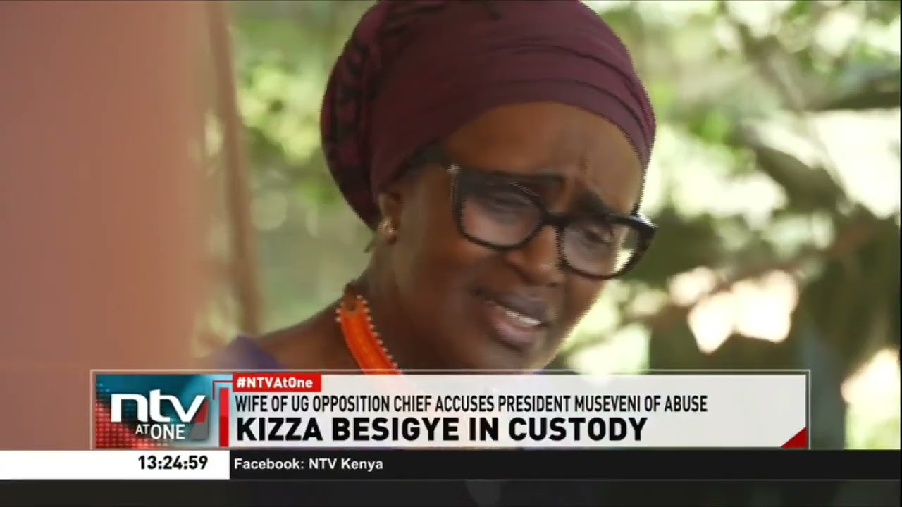 Ugandan opposition leader Kizza Besigye's wife criticises President Yoweri Museveni's govt