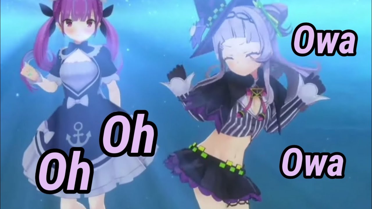 Vibing to fubuki's caramelldansen