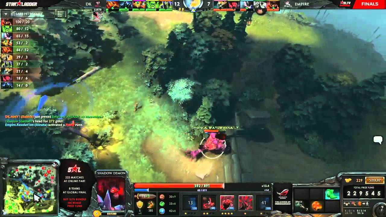 DK vs Empire - GRAND FINALS - Game 2 (Starladder IX LAN)