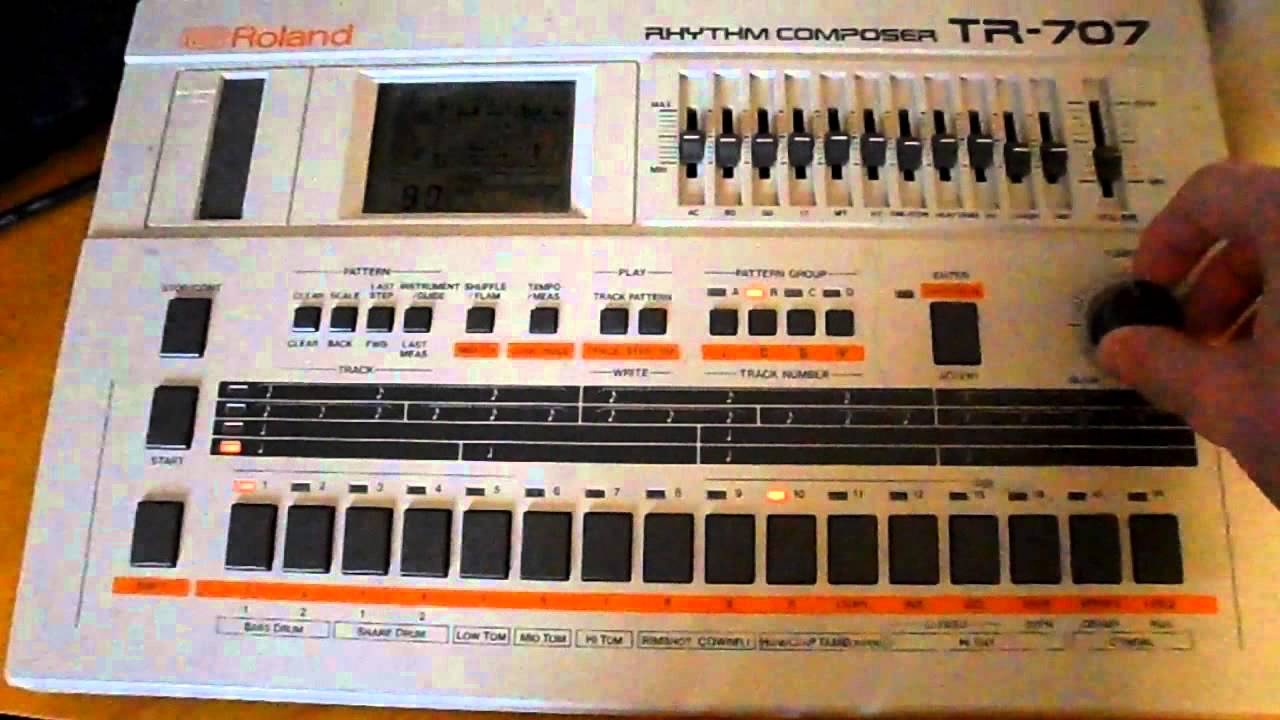Roland TR-707 Drum Machine (1985)