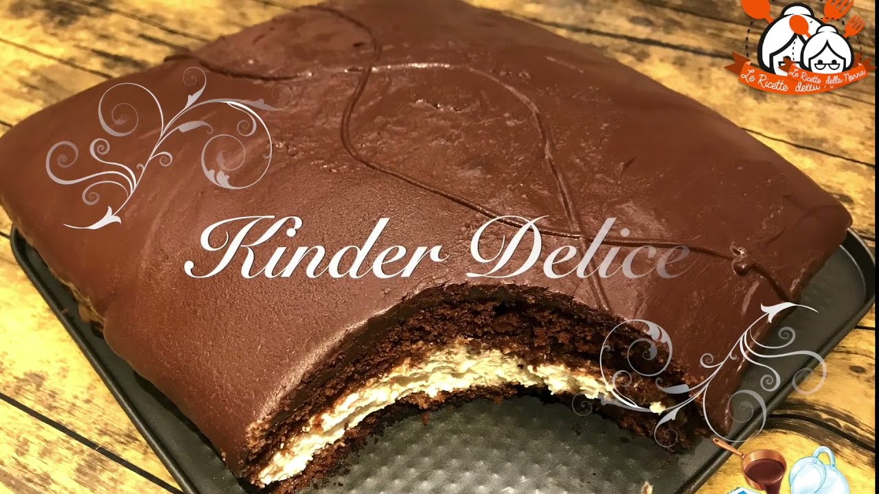 ECCO COME PREPARARE LA VERSIONE GIGANTE DELLA  KINDER DELICE