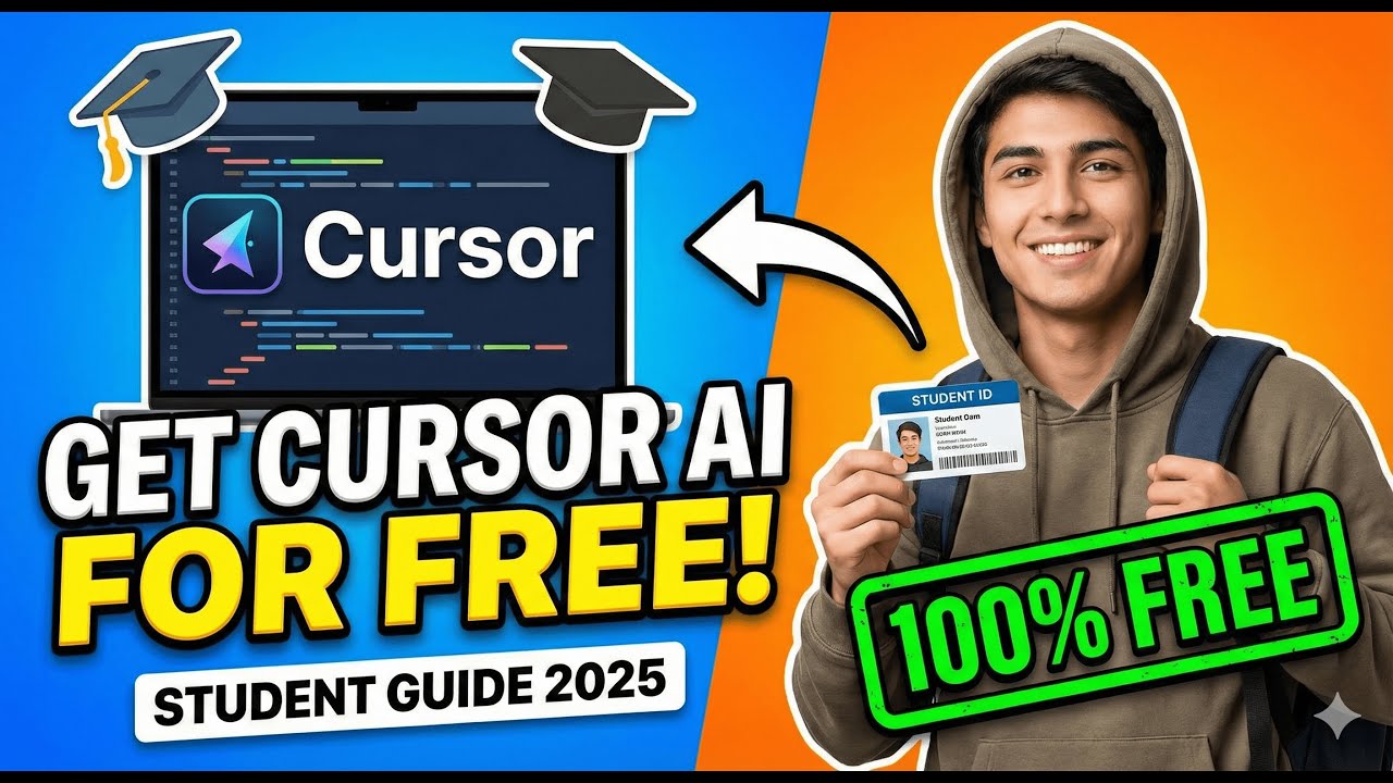 How to Get Cursor AI for FREE as a Student (100% Legit Method 2025)