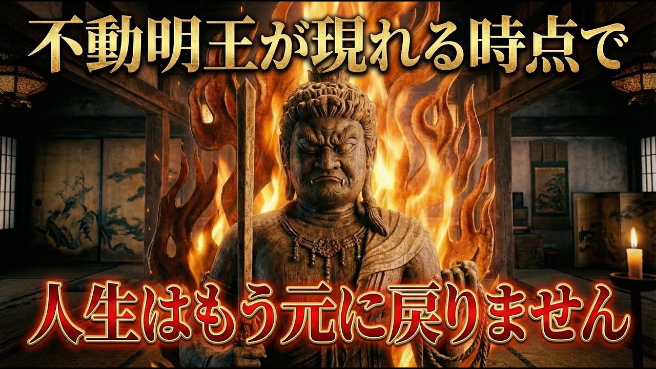 不動明王は人生が壊れ始めた人の前にしか立ちません【超真言】
